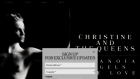 What Christineandthequeens.com website looks like in 2024 