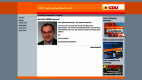 What Cdu-bad-urach.de website looked like in 2024 (1 year ago)