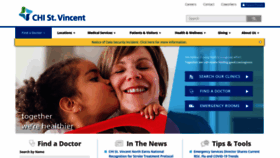 What Chistvincent.com website looks like in 2024 