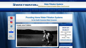 What Cleanairpurewater.com website looks like in 2024 