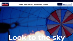 What Cameronballoons.co.uk website looks like in 2024 