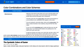 What Colorcombos.com website looks like in 2024 