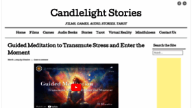 What Candlelightstories.com website looks like in 2024 