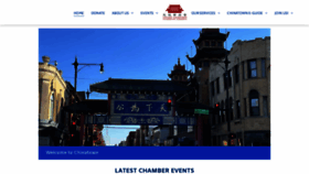 What Chicagochinatown.org website looked like in 2024 (1 year ago)