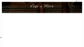 What Cafedeflore.fr website looks like in 2024 