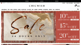 What Chicwish.com website looks like in 2024 