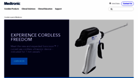 What Covidien.com website looks like in 2024 
