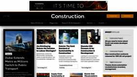 What Constructionglobal.com website looks like in 2024 