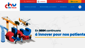 What Chu-nice.fr website looks like in 2024 