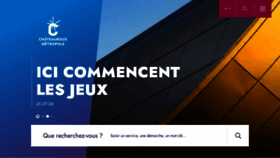 What Chateauroux-metropole.fr website looks like in 2024 