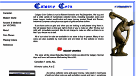 What Calgarycoin.com website looks like in 2024 