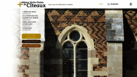 What Citeaux-abbaye.org website looks like in 2024 