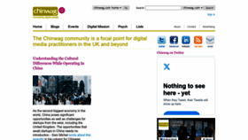 What Chinwag.com website looks like in 2024 