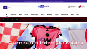 What Camisetasdefutbolshop.com website looks like in 2024 
