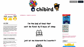 What Chibird.com website looks like in 2024 