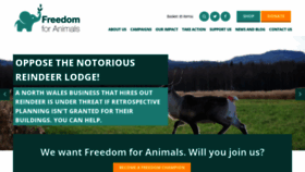 What Captiveanimals.org website looks like in 2024 