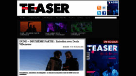 What Cinemateaser.com website looks like in 2024 