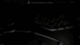 What Chateauneuf.com website looks like in 2024 
