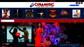 What Cubamusic.it website looks like in 2024 