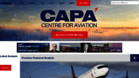 What Centreforaviation.com website looks like in 2024 