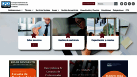 What Cpcecba.org.ar website looks like in 2024 