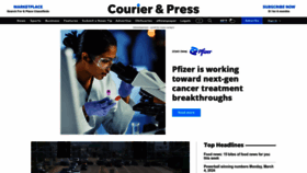 What Courierpress.com website looks like in 2024 