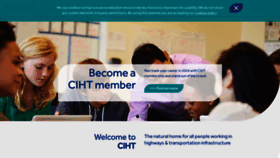 What Ciht.org.uk website looks like in 2024 