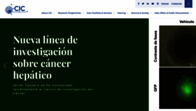 What Cicancer.org website looks like in 2024 