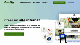 What Cmonsite.fr website looks like in 2024 