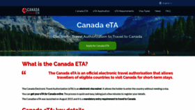 What Canadapriorityeta.com website looks like in 2024 
