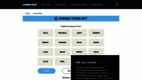 What Connectionsnyt.com website looks like in 2024 