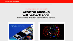 What Creativecloseup.com website looks like in 2024 