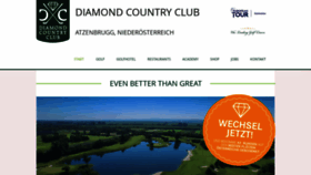 What Countryclub.at website looks like in 2024 