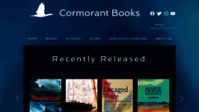 What Cormorantbooks.com website looks like in 2024 