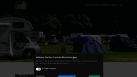 What Camping-club.de website looks like in 2024 