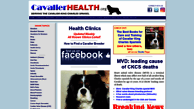 What Cavalierhealth.org website looks like in 2024 