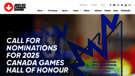 What Canadagames.ca website looks like in 2024 
