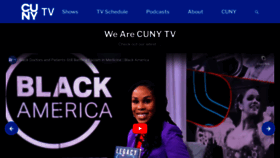 What Cuny.tv website looks like in 2024 
