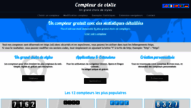 What Compteurdevisite.com website looked like in 2024 (1 year ago)