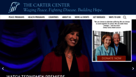 What Cartercenter.org website looks like in 2024 
