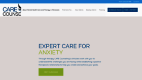What Care-clinics.com website looked like in 2024 (1 year ago)