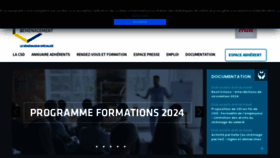 What Csdemenagement.fr website looks like in 2024 