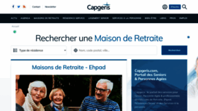 What Capgeris.com website looks like in 2024 
