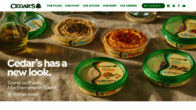 What Cedarsfoods.com website looks like in 2024 