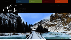 What Creede.com website looks like in 2024 