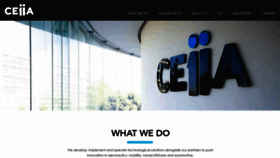 What Ceiia.com website looks like in 2024 