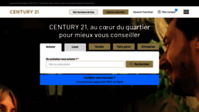What Century21.fr website looks like in 2024 