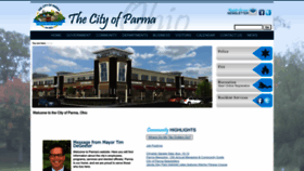 What Cityofparma-oh.gov website looks like in 2024 