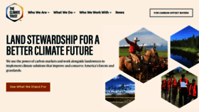 What Climatetrust.org website looks like in 2024 