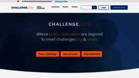 What Challenge.gov website looks like in 2024 